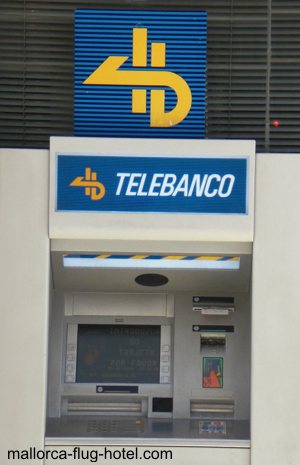 Geldautomat auf Mallorca